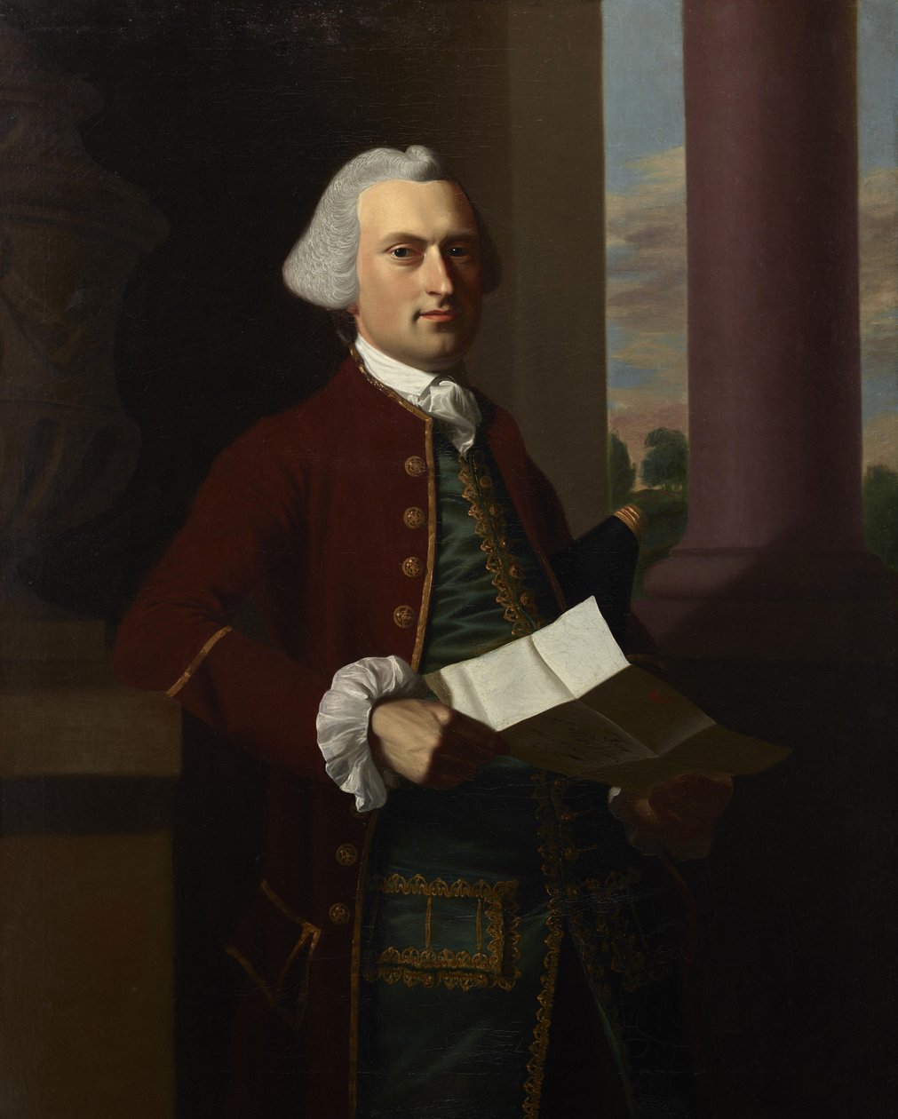 Portrét Woodburyho Langdona (1739-1805) od John Singleton Copley