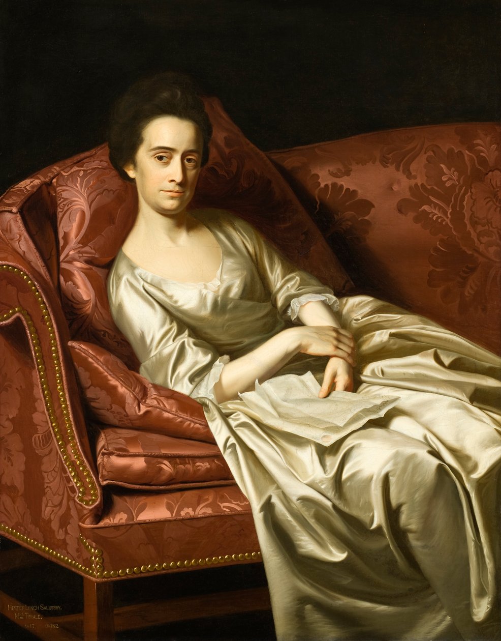 Portrét dámy od John Singleton Copley