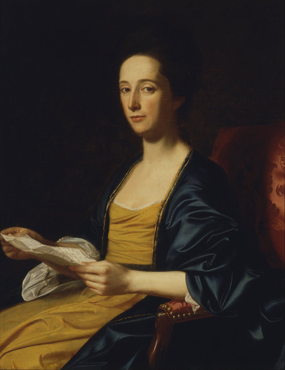Portrét dámy od John Singleton Copley