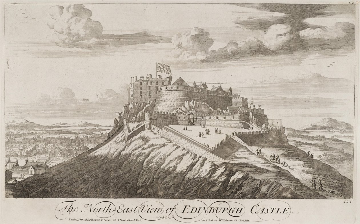 Edinburský hrad John Slezer od John Slezer