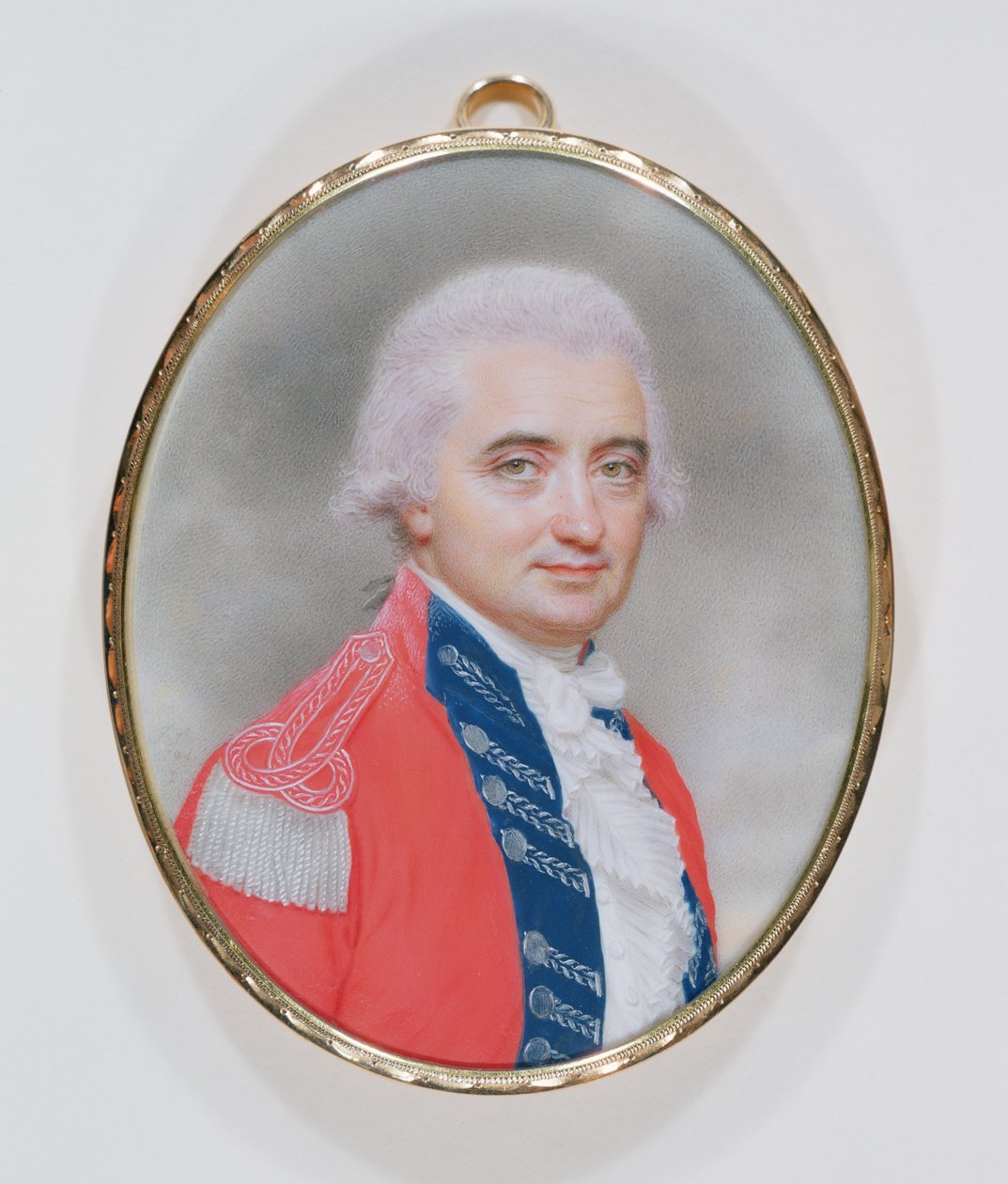 Generálmajor Sir Barry Close († 1813) 1794 (wc a kvaš na slonovině) od John Smart