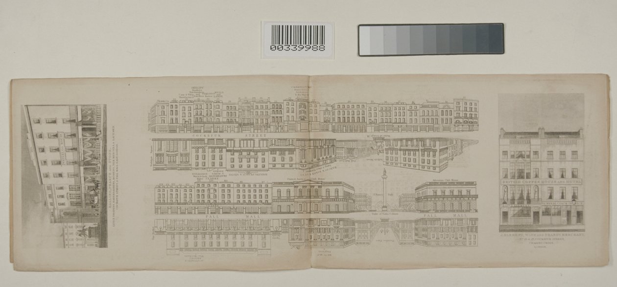 London Street Views, kolem roku 1838 od John Tallis