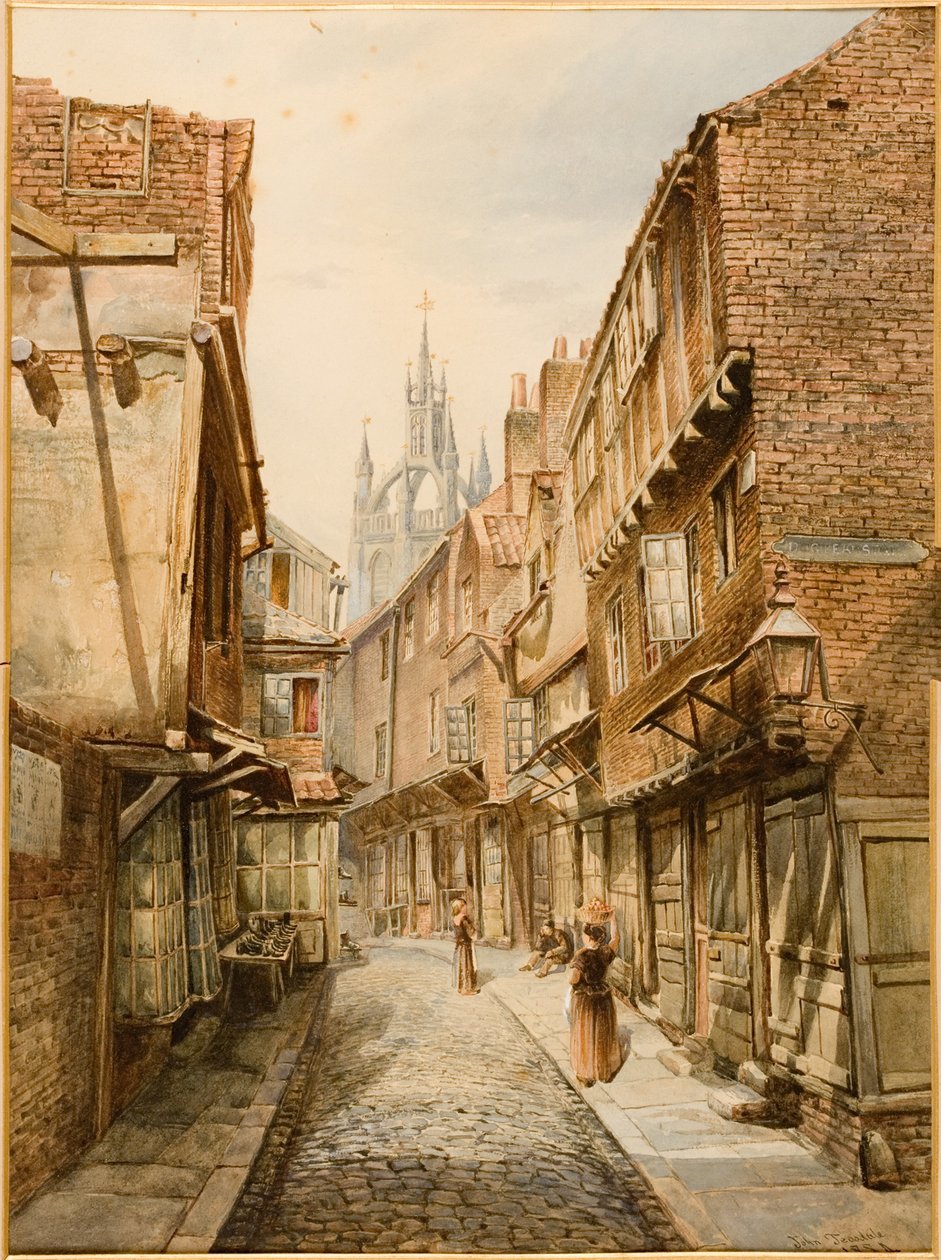 Dog Leap Stairs, Newcastle upon Tyne (tělová barva) od John Teasdale