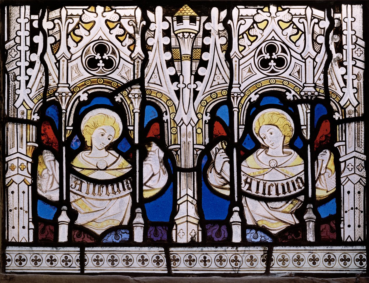 Alleluia, Angels With Scrolls, c.1865 od John Thomas Grylls