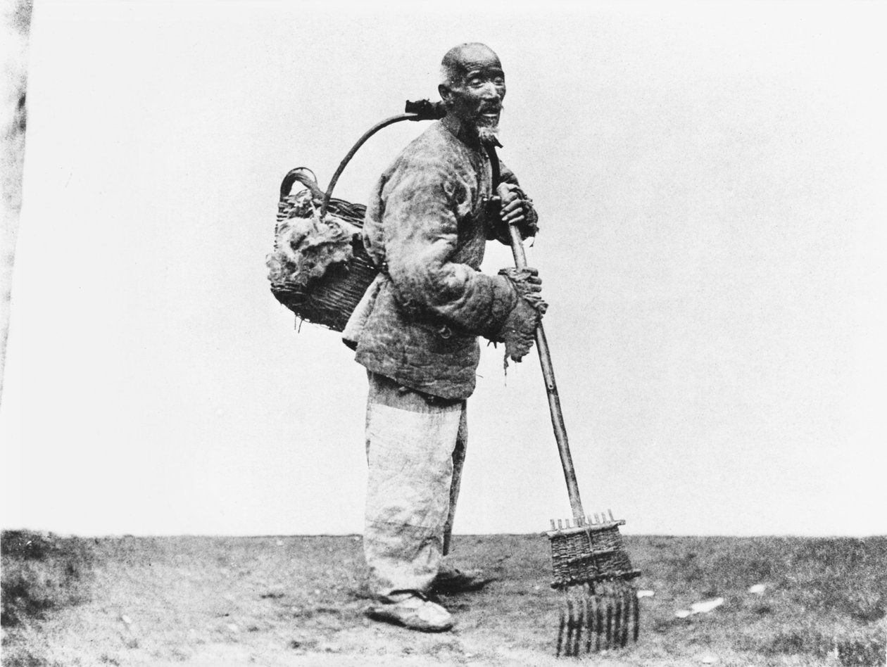 Čínský nádeník, asi 1870 od John Thomson