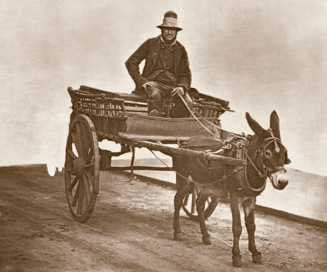 Black Jack, z knihy "Street Life in London", 1877-78 (woodburytype) od John Thomson