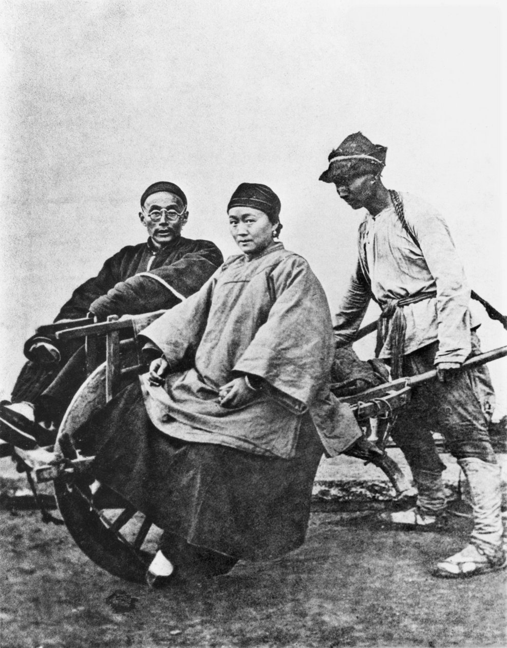 Čínská rikša, kolem roku 1870 od John Thomson