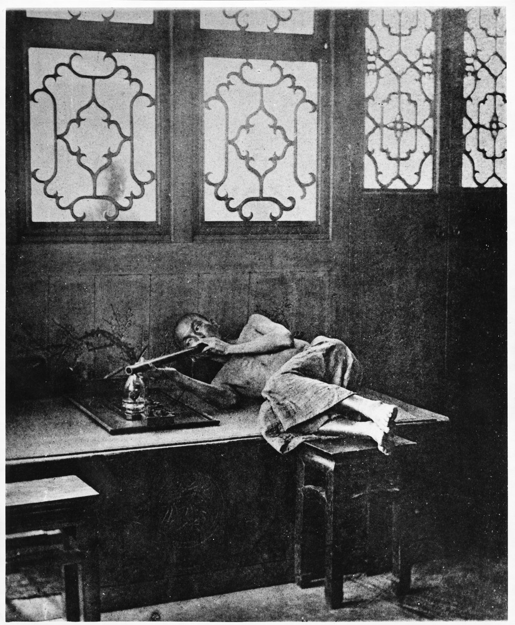 Kuřák opia, kolem 1867-72 od John Thomson