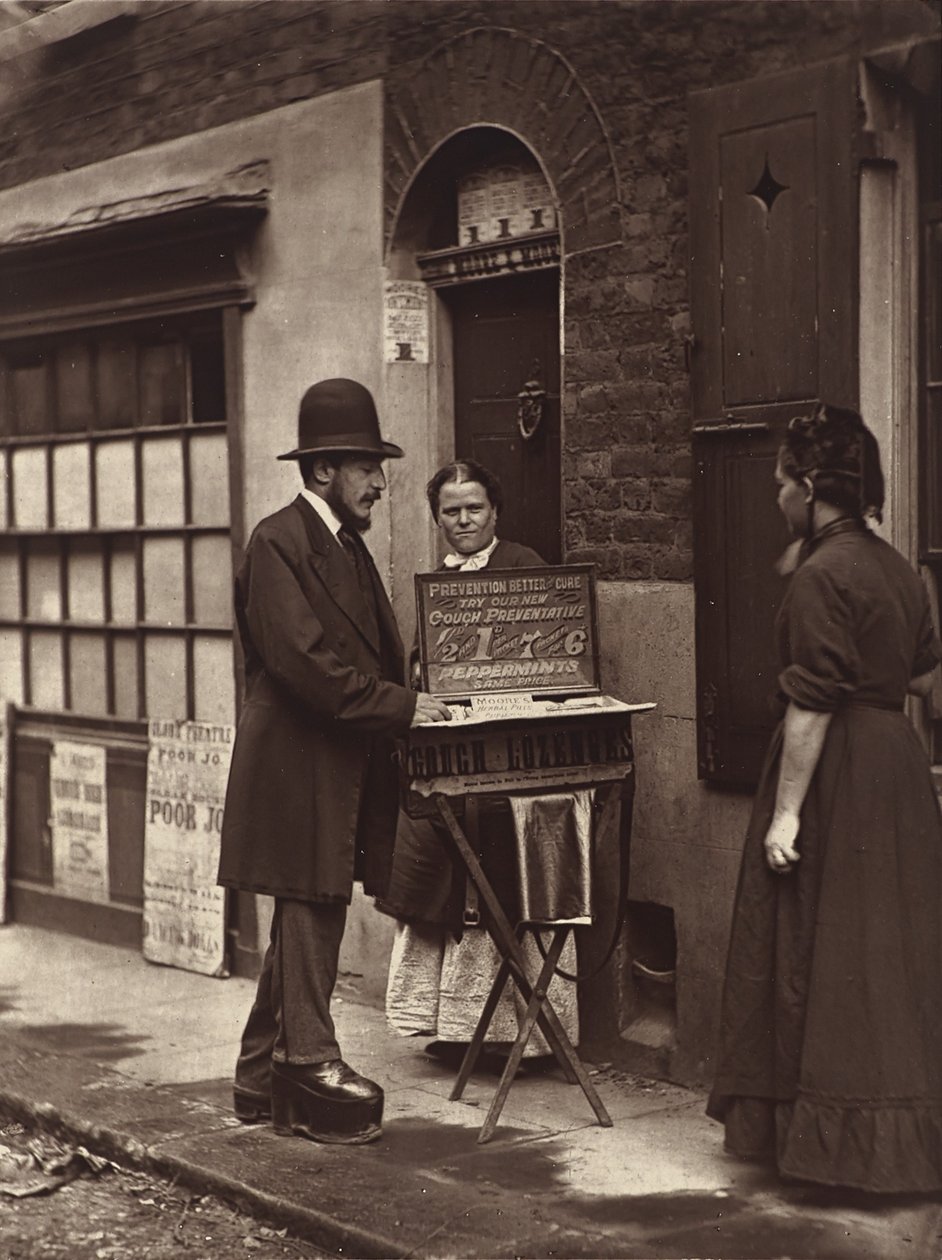 Street Doctor, 1876 (woodburytype) od John Thomson