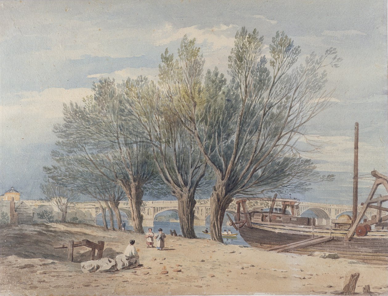 Vauxhall Bridge (wc přes grafit) od John Varley