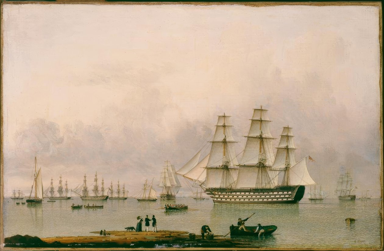 H.M.S. Queen v Portsmouth / Ward of Hull od John Ward of Hull