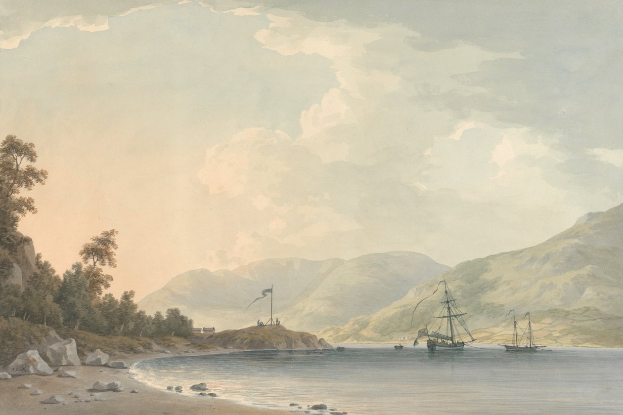 Příjezd do parku Belle Grange od John Warwick Smith