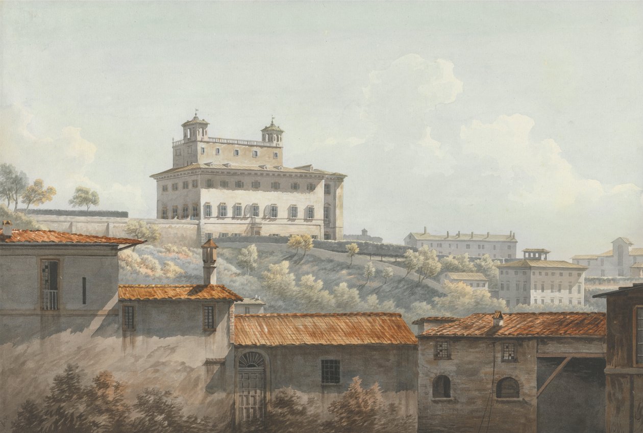 Villa Medici, Řím od John Warwick Smith