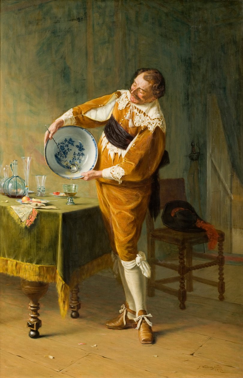 Dno punčové mísy, 1879 od John Watson Nicol