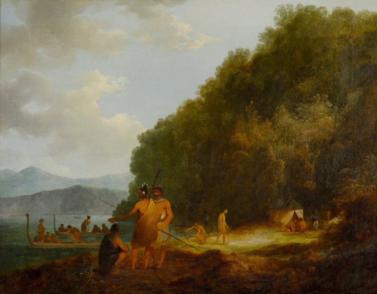 Ship Cove, Queen Charlotte Sound od John Webber