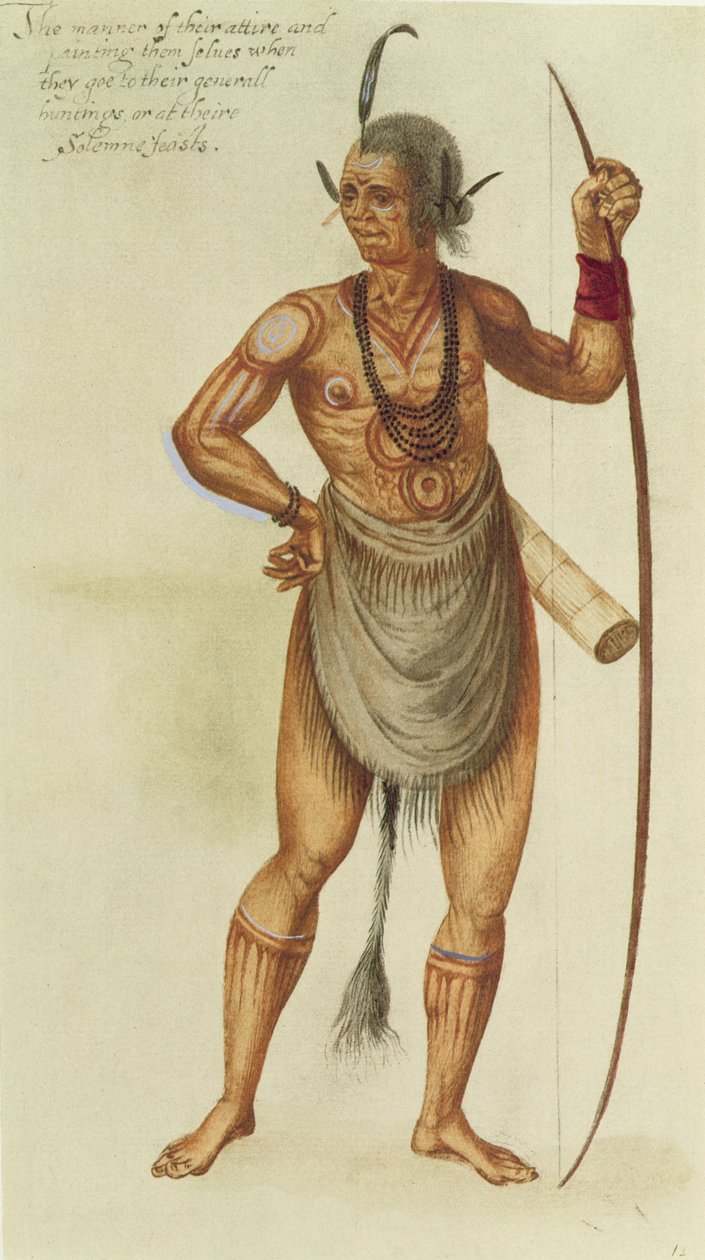 Indián v Body Paint od John White