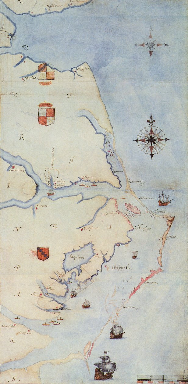 Mapa Raleigh