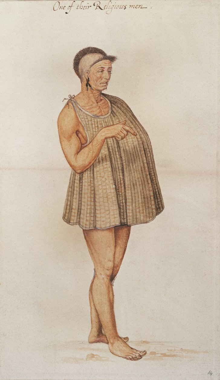 Náboženský muž z Pomeiooc od John White