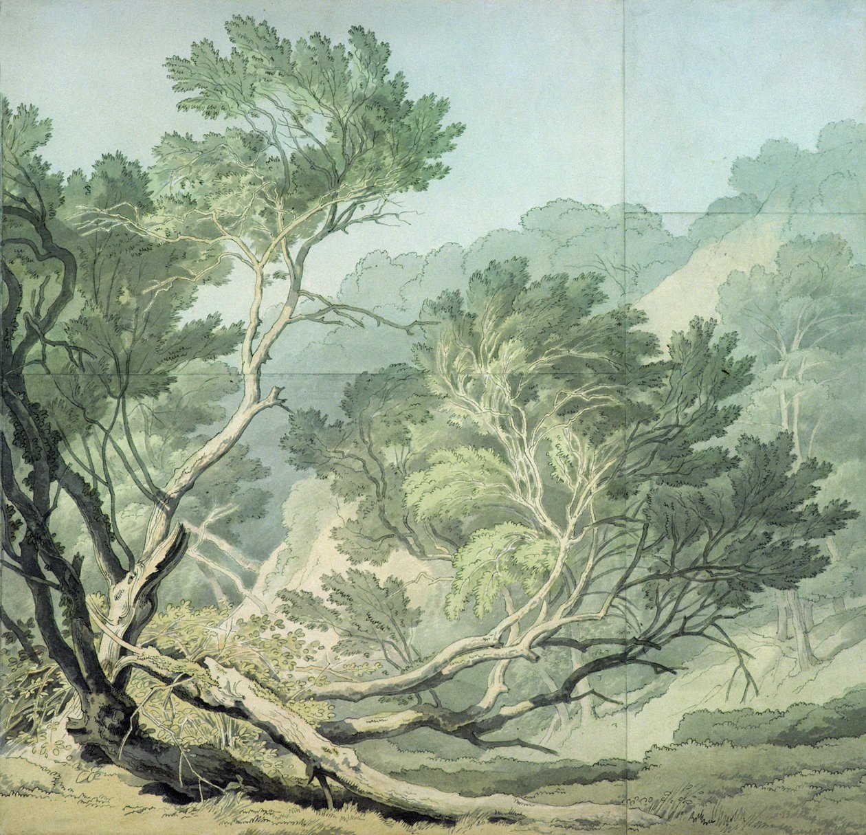 Pohled poblíž Fordlands, Exeter od John White Abbott