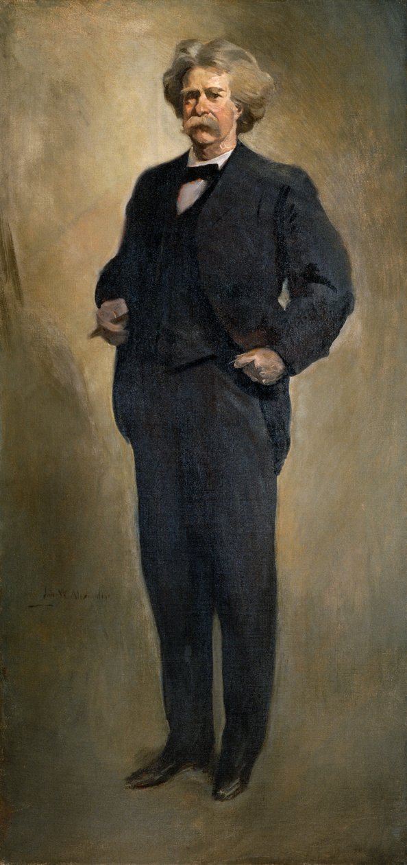 Samuel L. Clemens (Mark Twain) (1912 nebo 1913) od John White Alexander