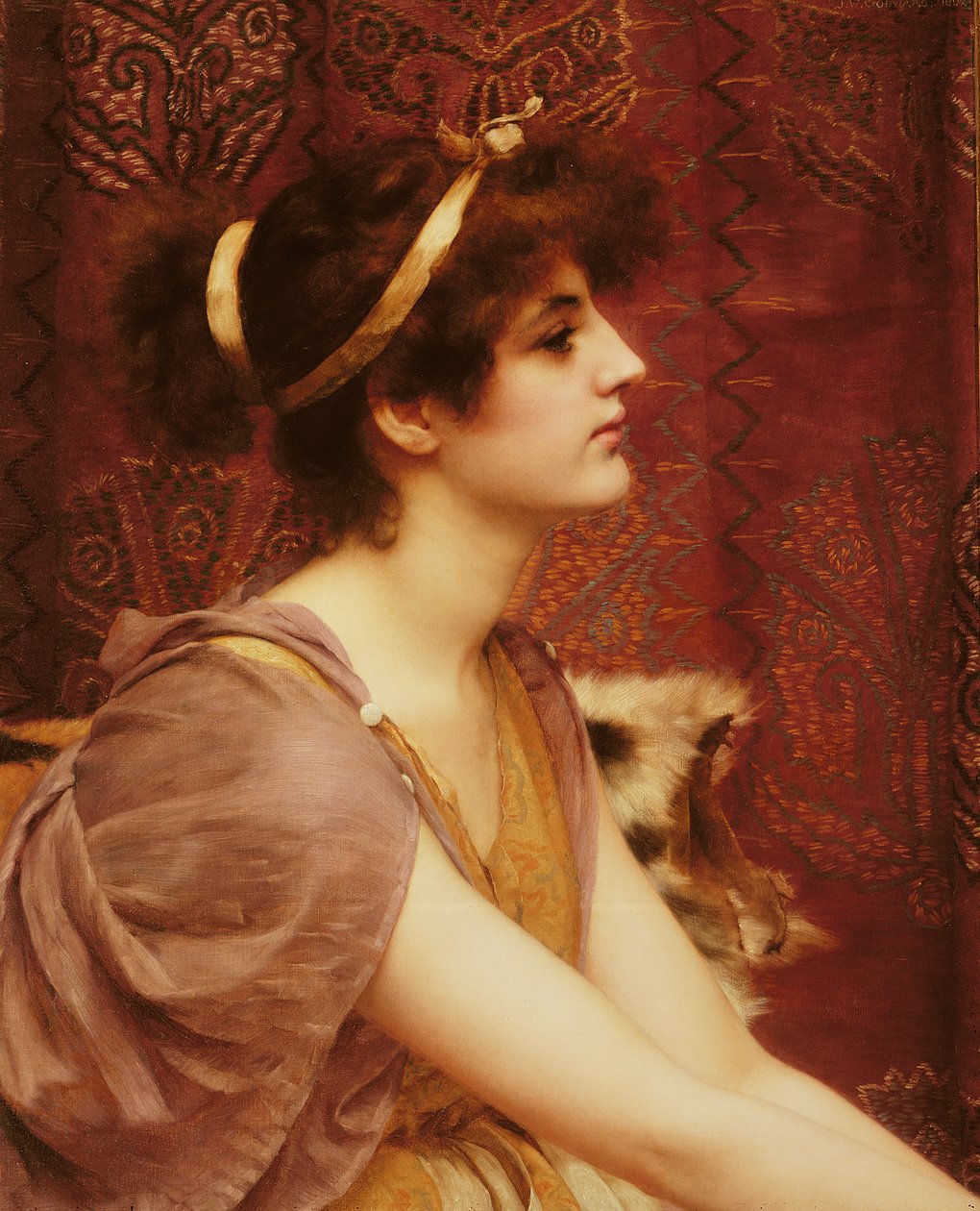 Klasická krása, 1892 od John William Godward