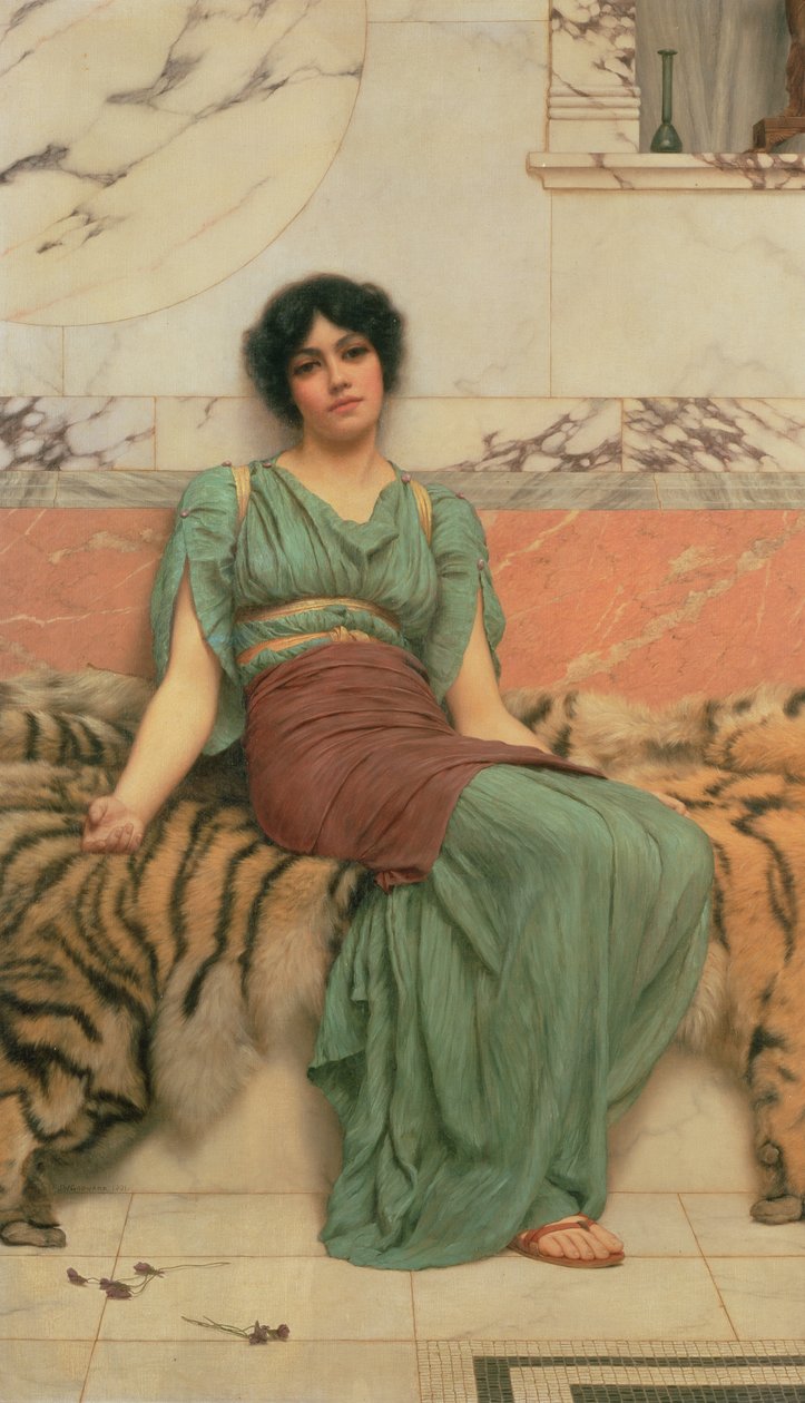 Sladké sny, 1901 od John William Godward