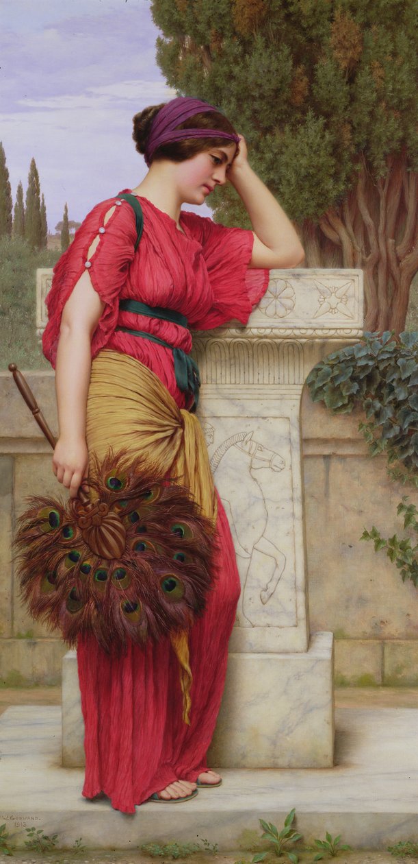 Přemýšlivý od John William Godward
