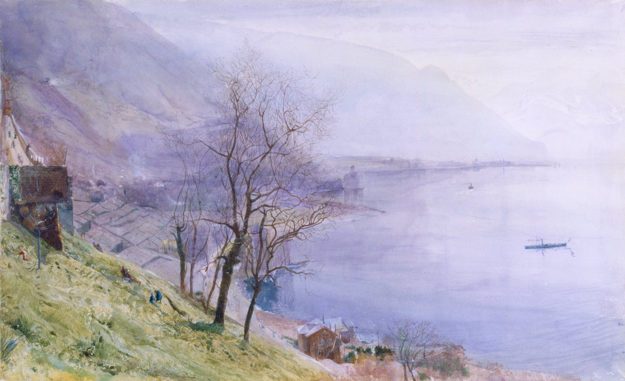 Nad Montreux od John William Inchbold