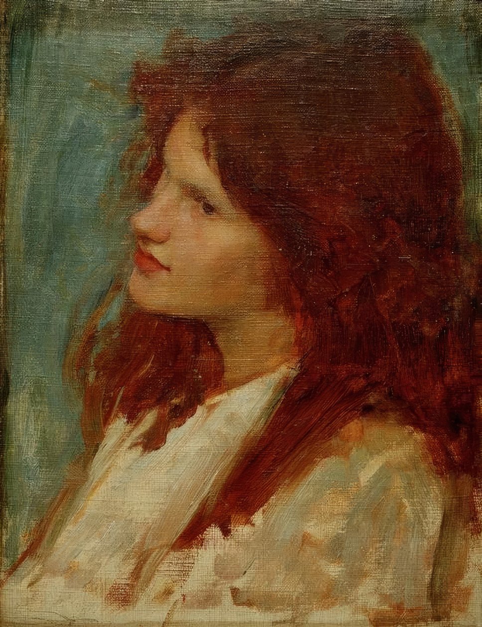 Hlava dívky od John William Waterhouse