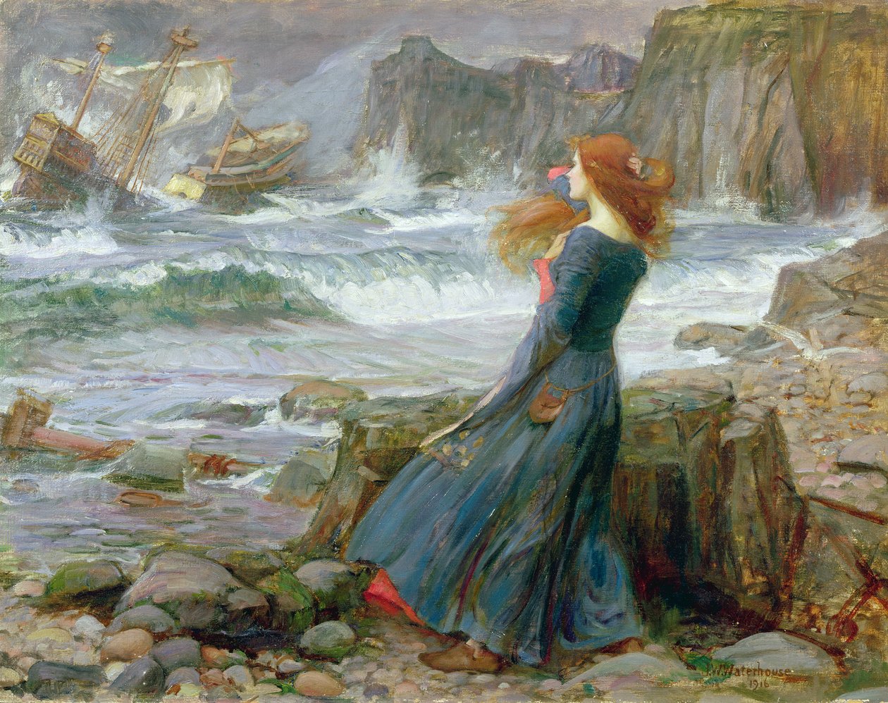 Miranda, 1916 od John William Waterhouse