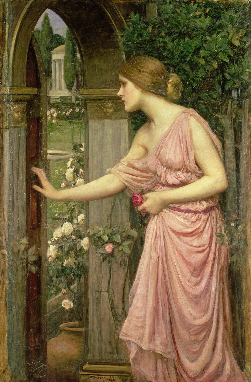 Psyché vstupující do Amorkovy zahrady, 1903 od John William Waterhouse