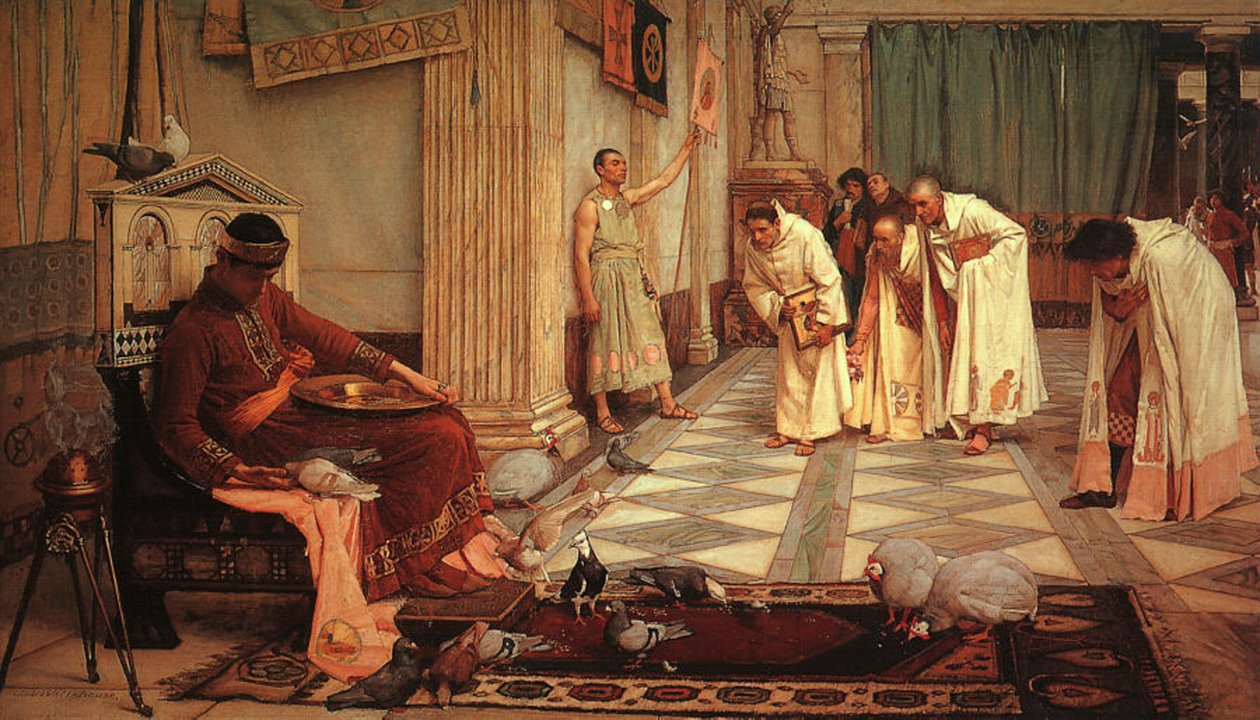 Oblíbenci císaře Honoria od John William Waterhouse
