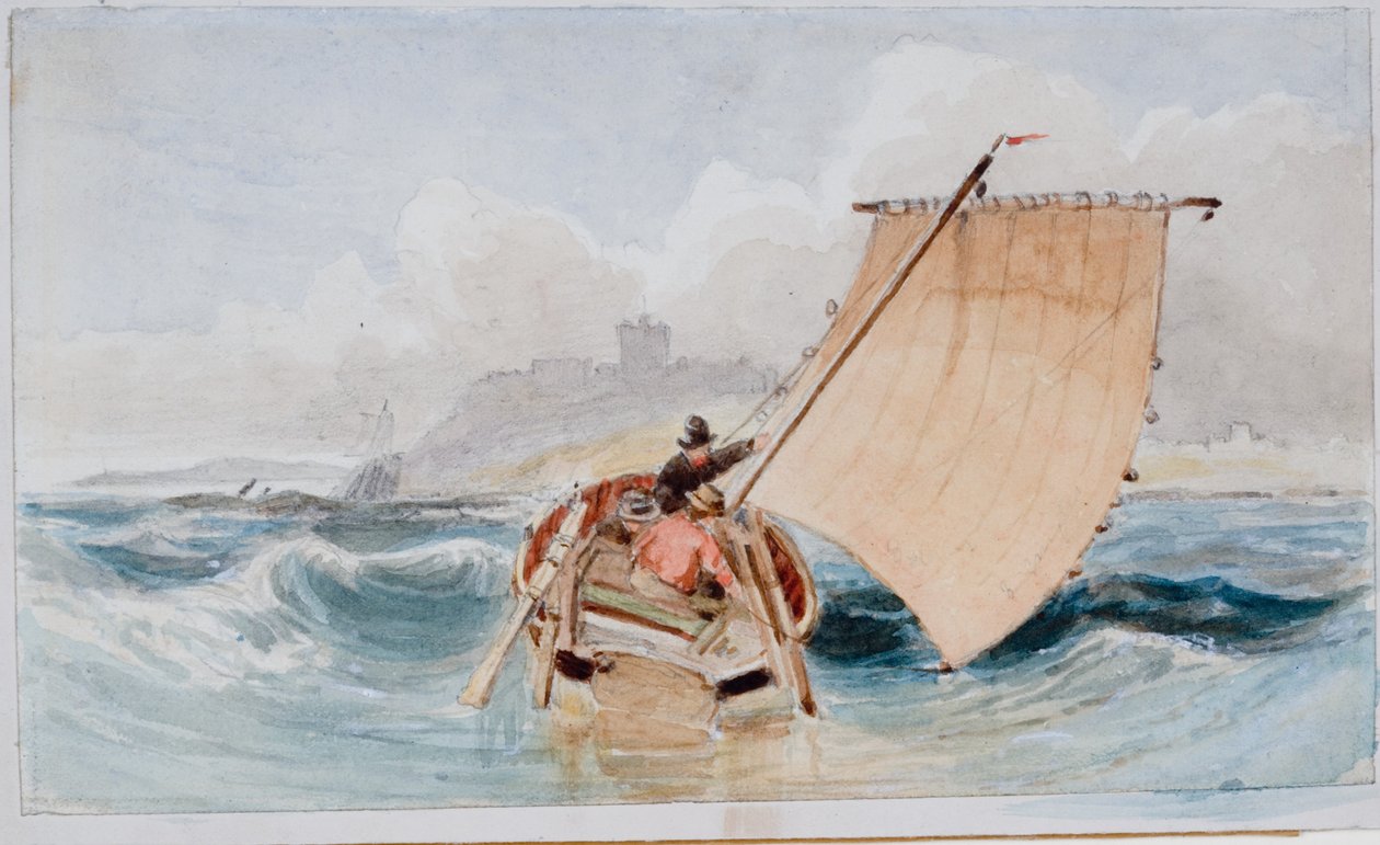 A Coble off Bamburgh (barva karoserie) od John Wilson Carmichael