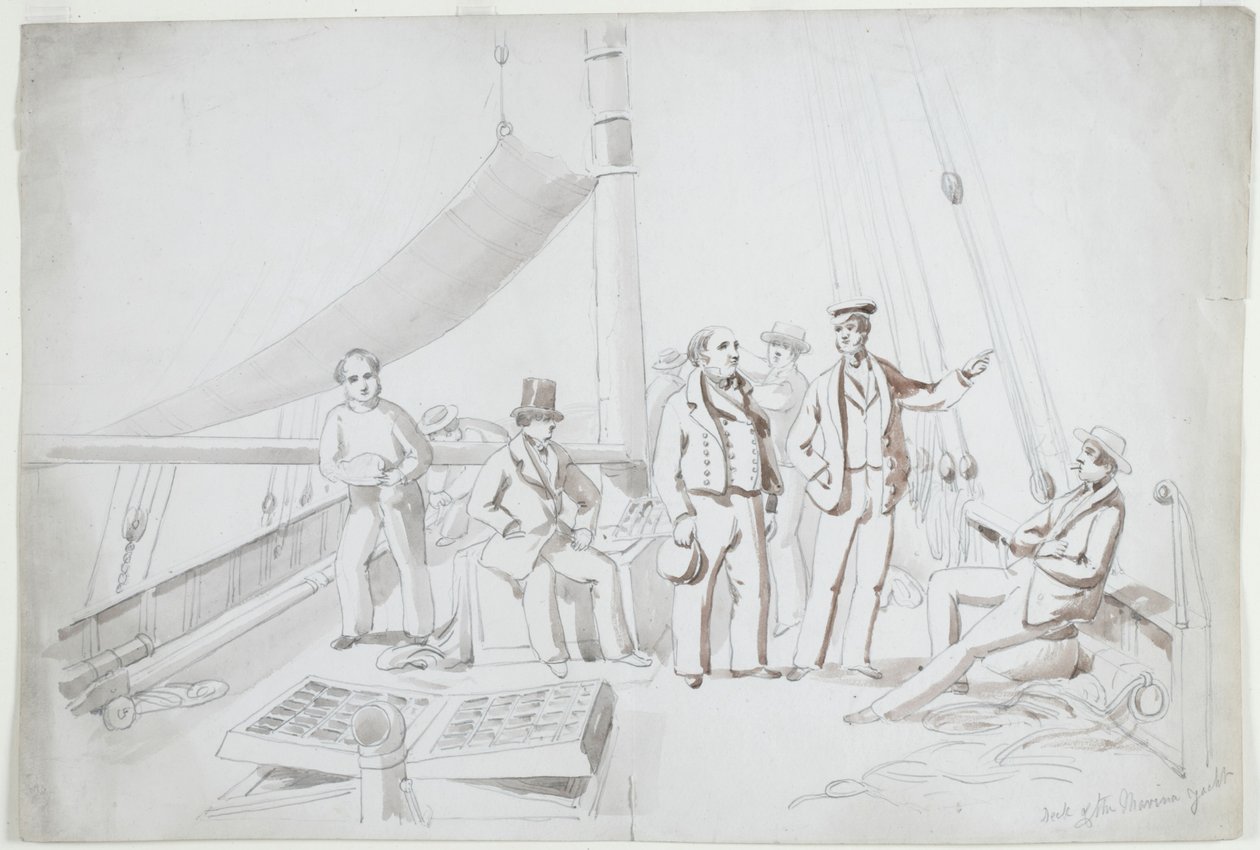 Paluba jachty Marina od John Wilson Carmichael