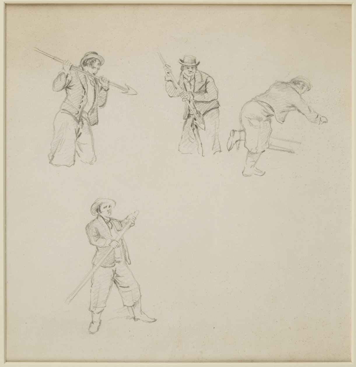 Figurové studie od John Wilson Carmichael