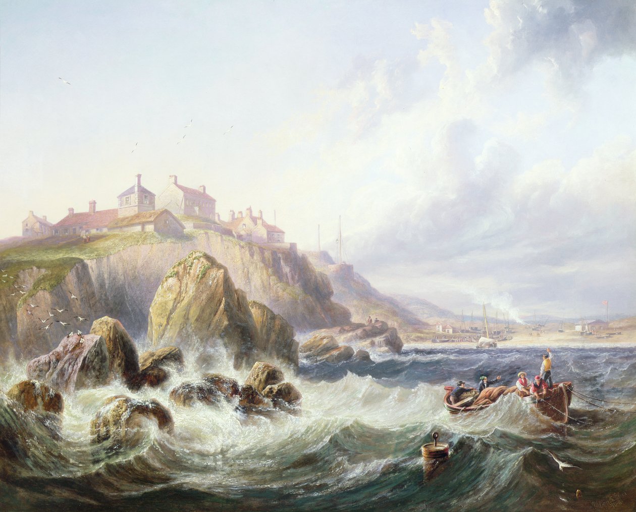 Rybářské lodě u Skotska od John Wilson Carmichael