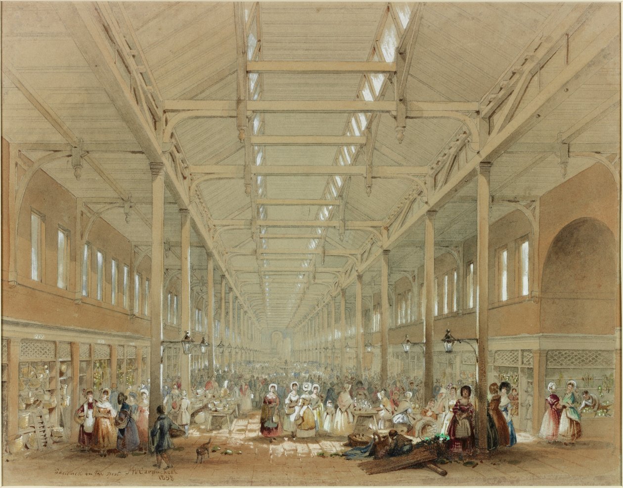 Interiér Grainger Market (barva karoserie) od John Wilson Carmichael