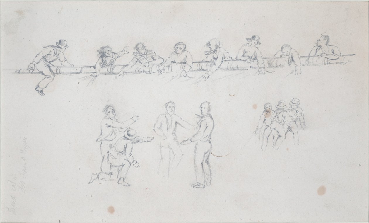Studie námořníků od John Wilson Carmichael