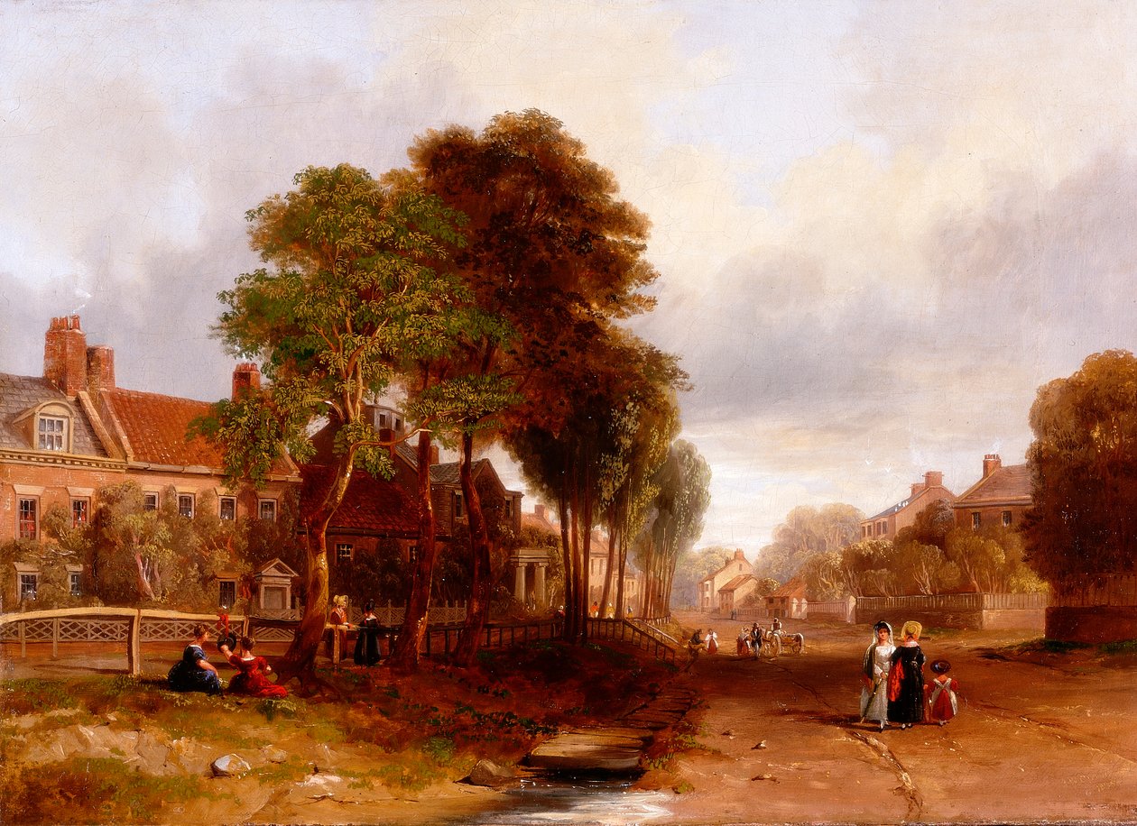 Westoe Village, 1835 od John Wilson Carmichael