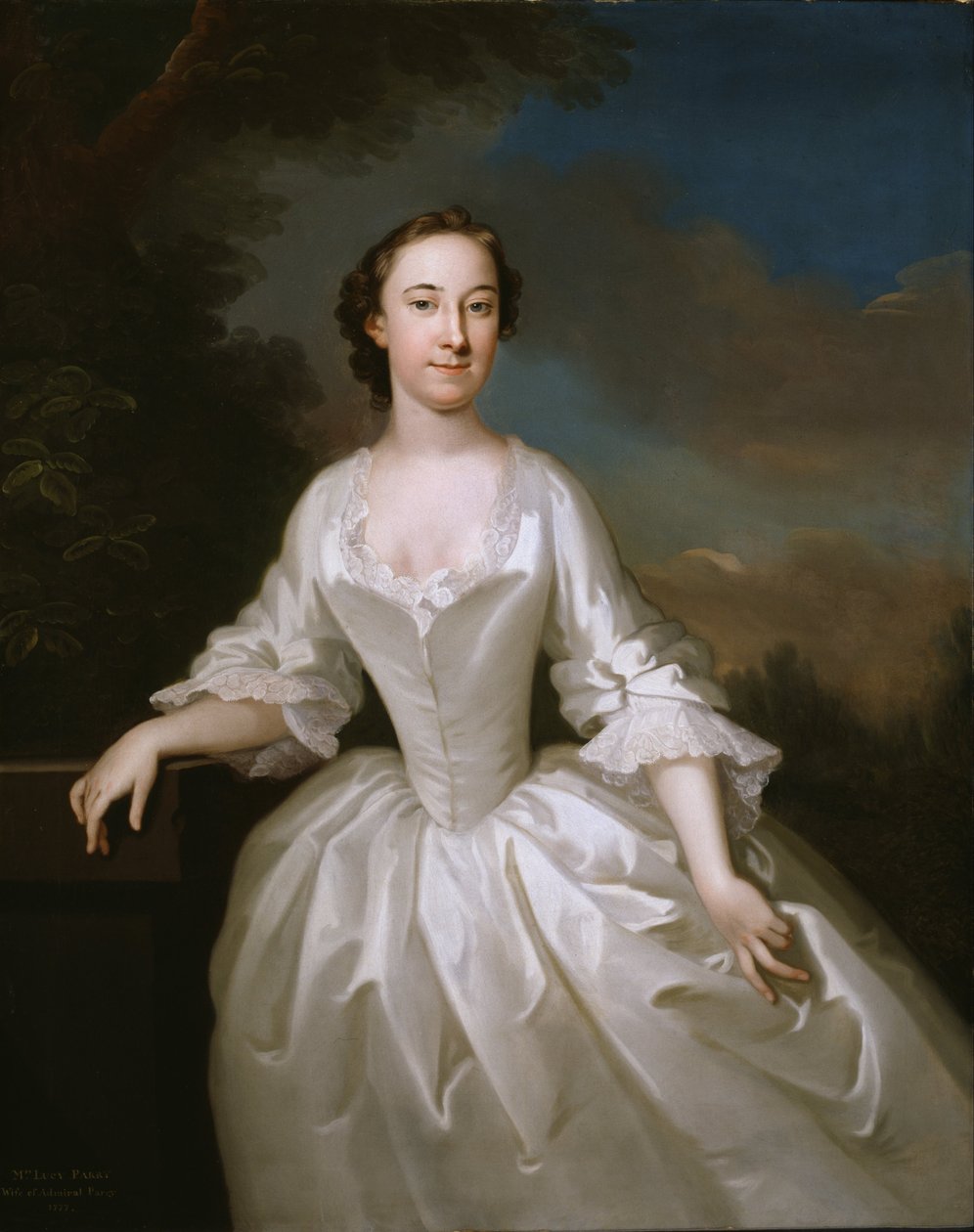 Portrét Lucy Parryové, manželky admirála Parryho od John Wollaston