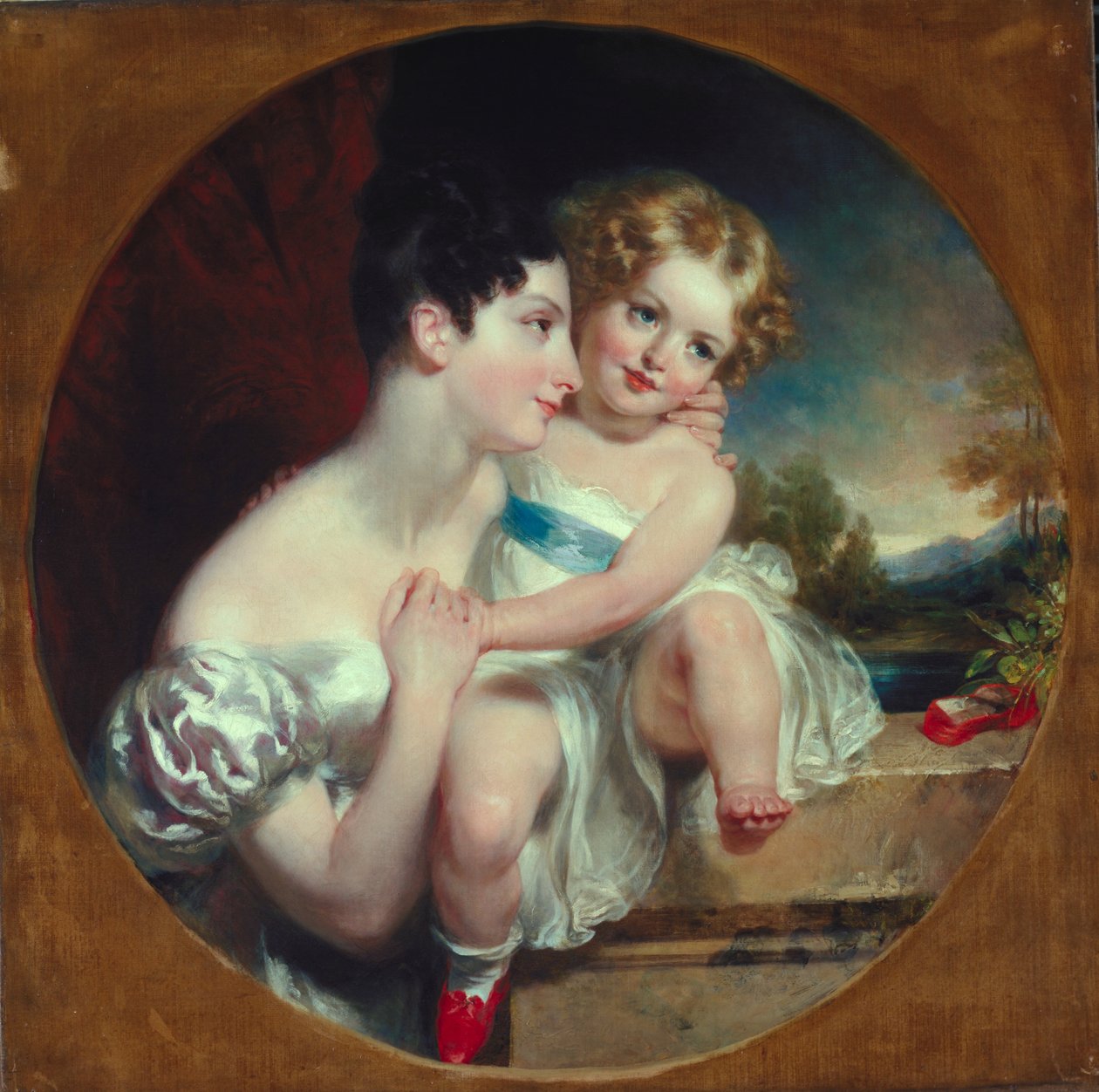 Matka a dítě, kolem 1840-45 od John Wood