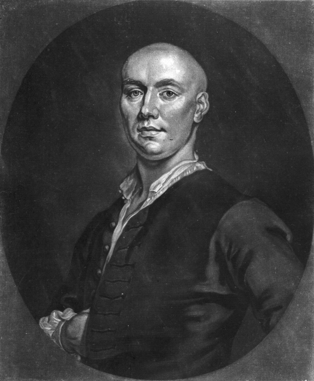 Pan John Broughton, vyrytý J. Faberem mladším (cca 1695-1756) od John (after) Ellys