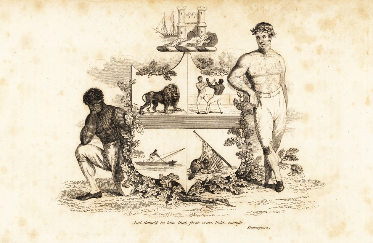 Erb Toma Cribba, anglického boxera 1781-1848 od John (after) Emery