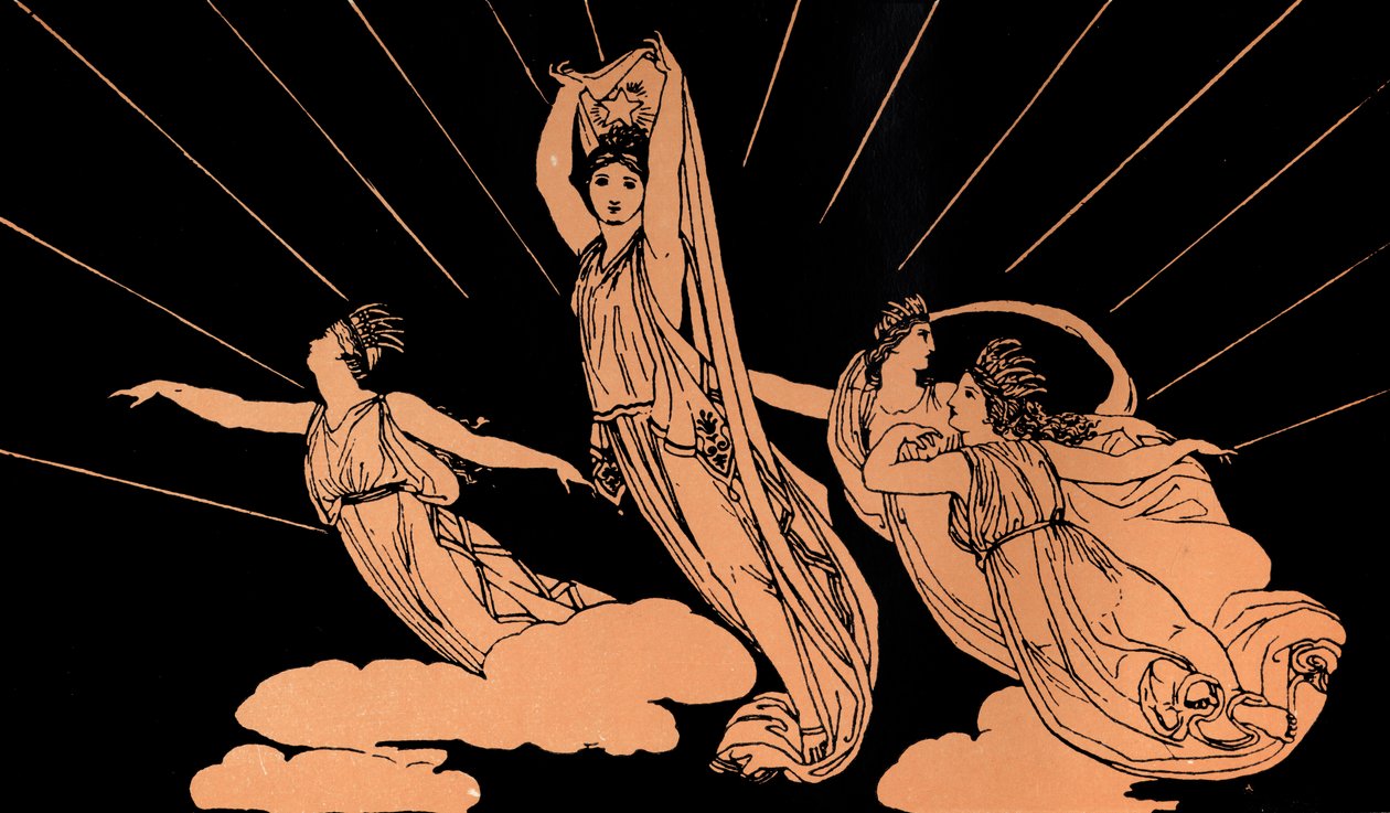 Scéna z Homérovy Odyssey (tisk) od John (after) Flaxman