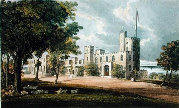 Norris, z Ackermannova „Repository of Arts“, publikovaného kolem roku 1826 (barevné lito) od John (after) Gendall