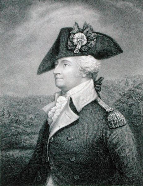 Brigádní generál Anthony Wayne (1745-96) vyrytý Johnem Francisem Eugenem Prud