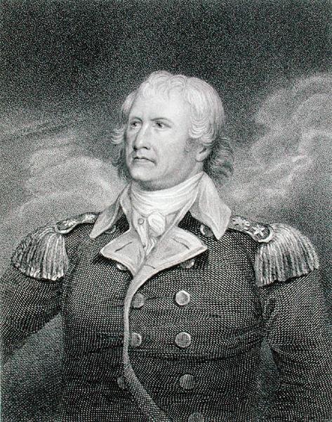 Generálmajor William Moultrie (1730-1805) vyrytý Edwardem Scrivenem (1775-1841) (rytina) od John (after) Trumbull