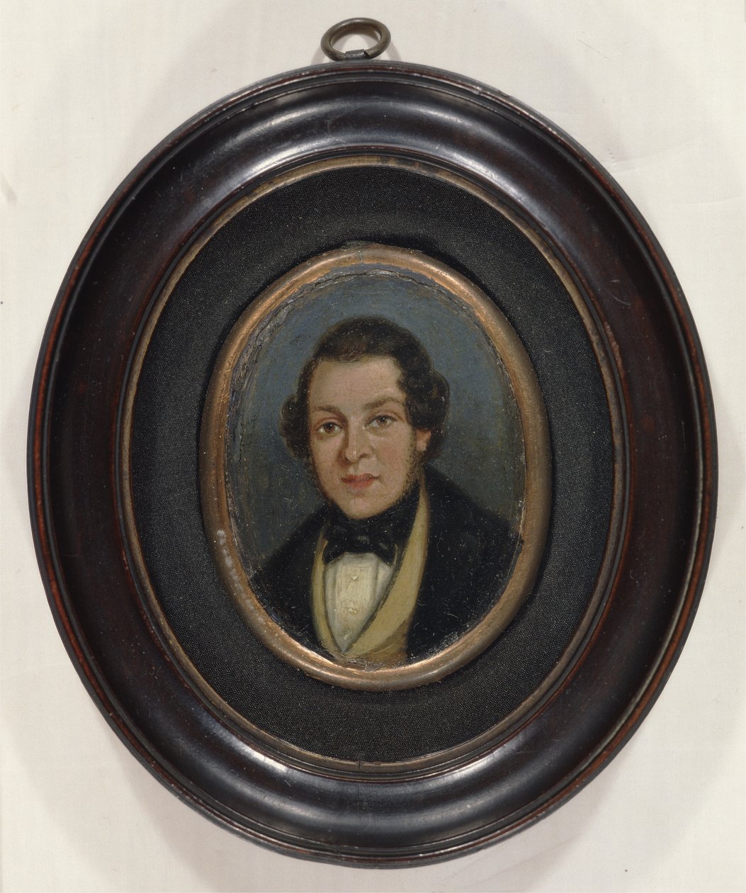Miniatura: Portrét Abrama Constabla (1783-1862), bratr umělce (olej na palubě) od John (attr. to) Constable