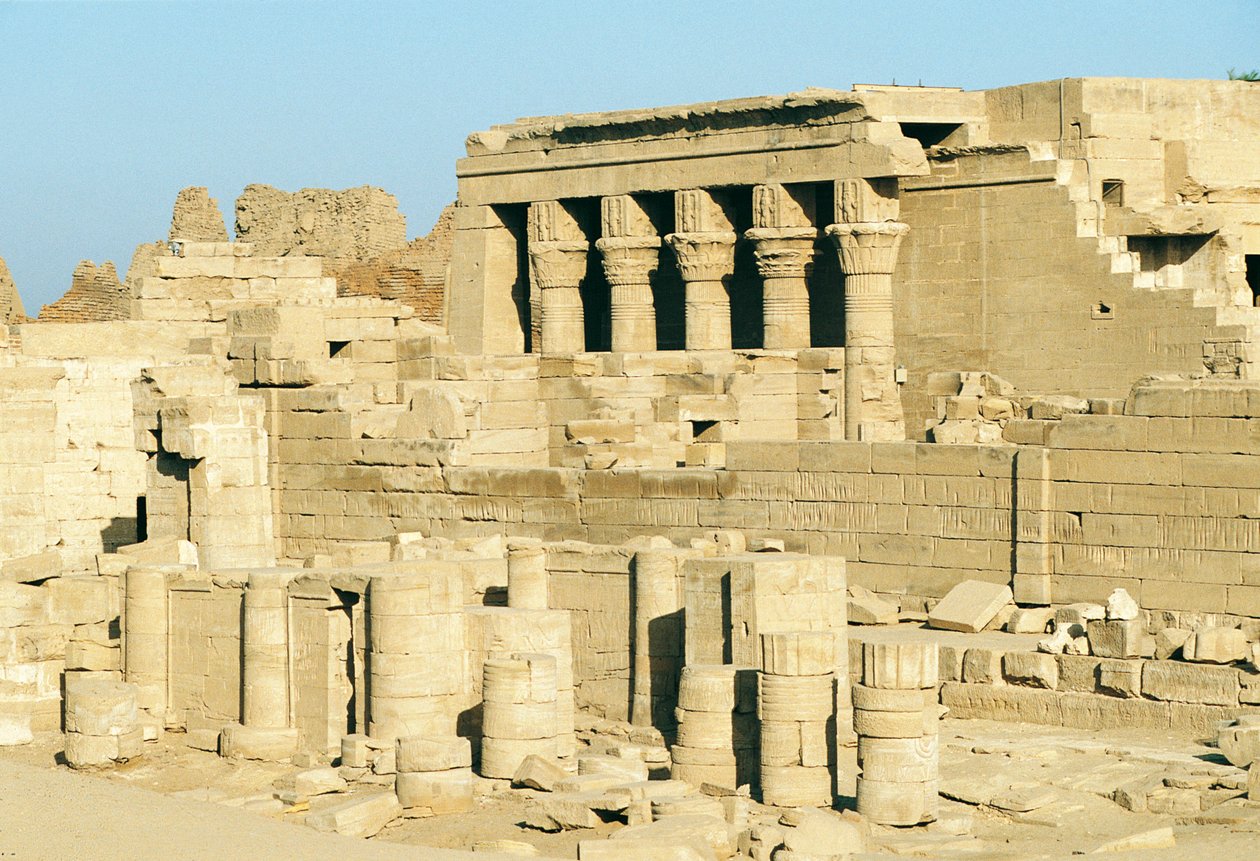 Egypt, Dandarah (Dendera), chrám Hathor od Walter Charles Mills