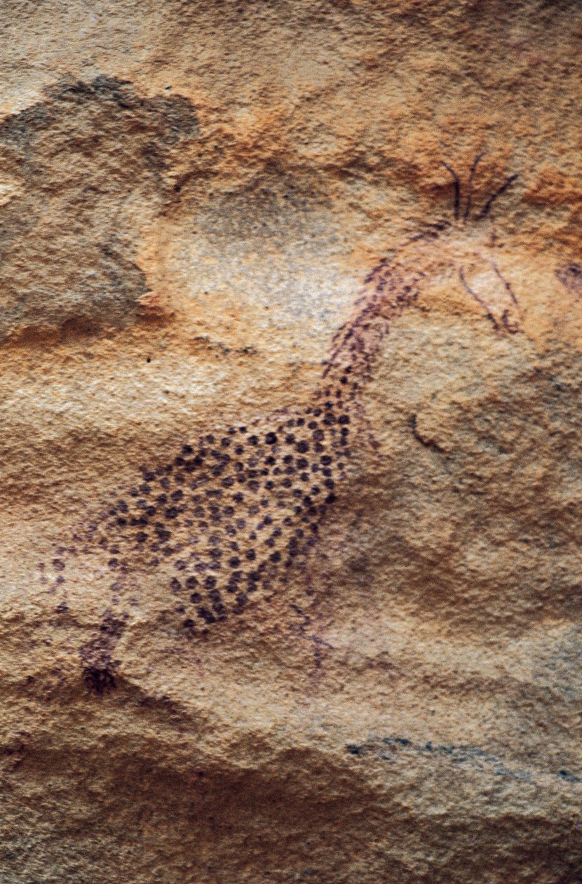 Žirafa, jeskynní malba, Pastorační období (4000-2500 př.nl), Tassili n